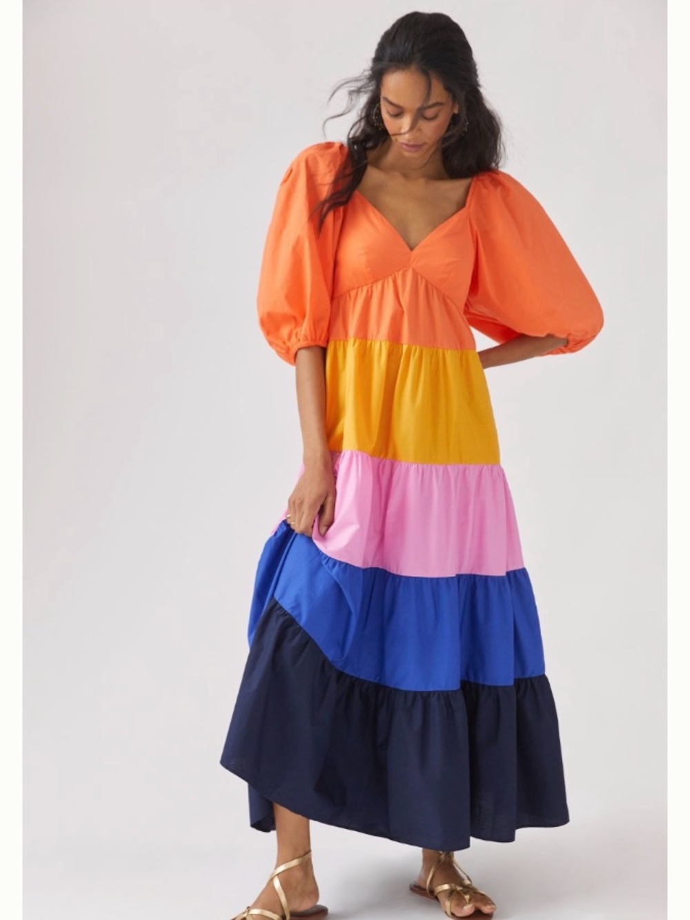 Farm Rio 🍊🍋🍉🫐🪻maxi dress